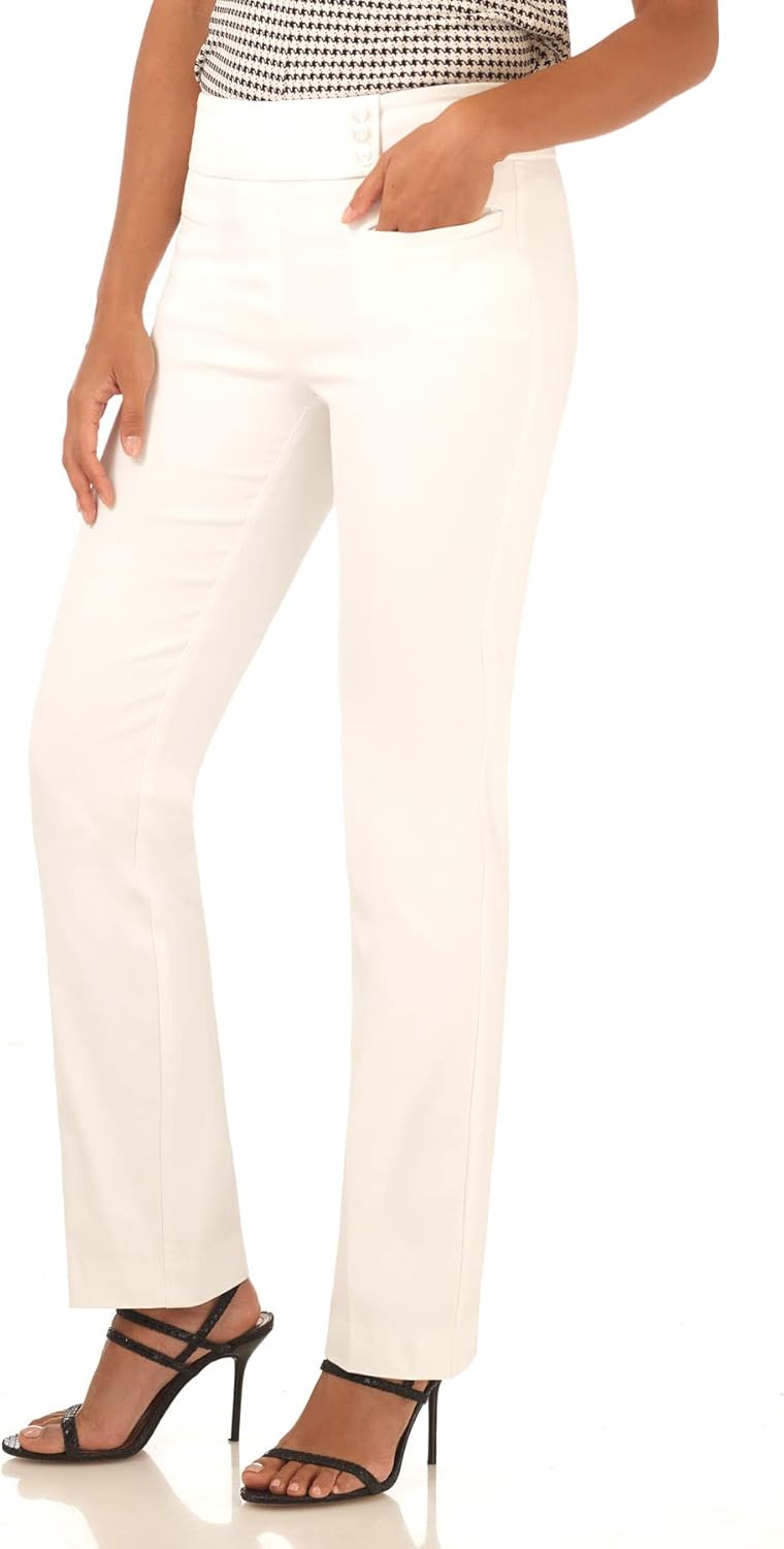 Women's Pull-On Straight Pant with Pockets